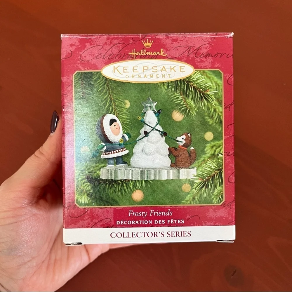 Hallmark Frosty Friends Collector's Series Christmas Tree Ornament 2001